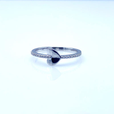 10K Gold Simple Heart Ring