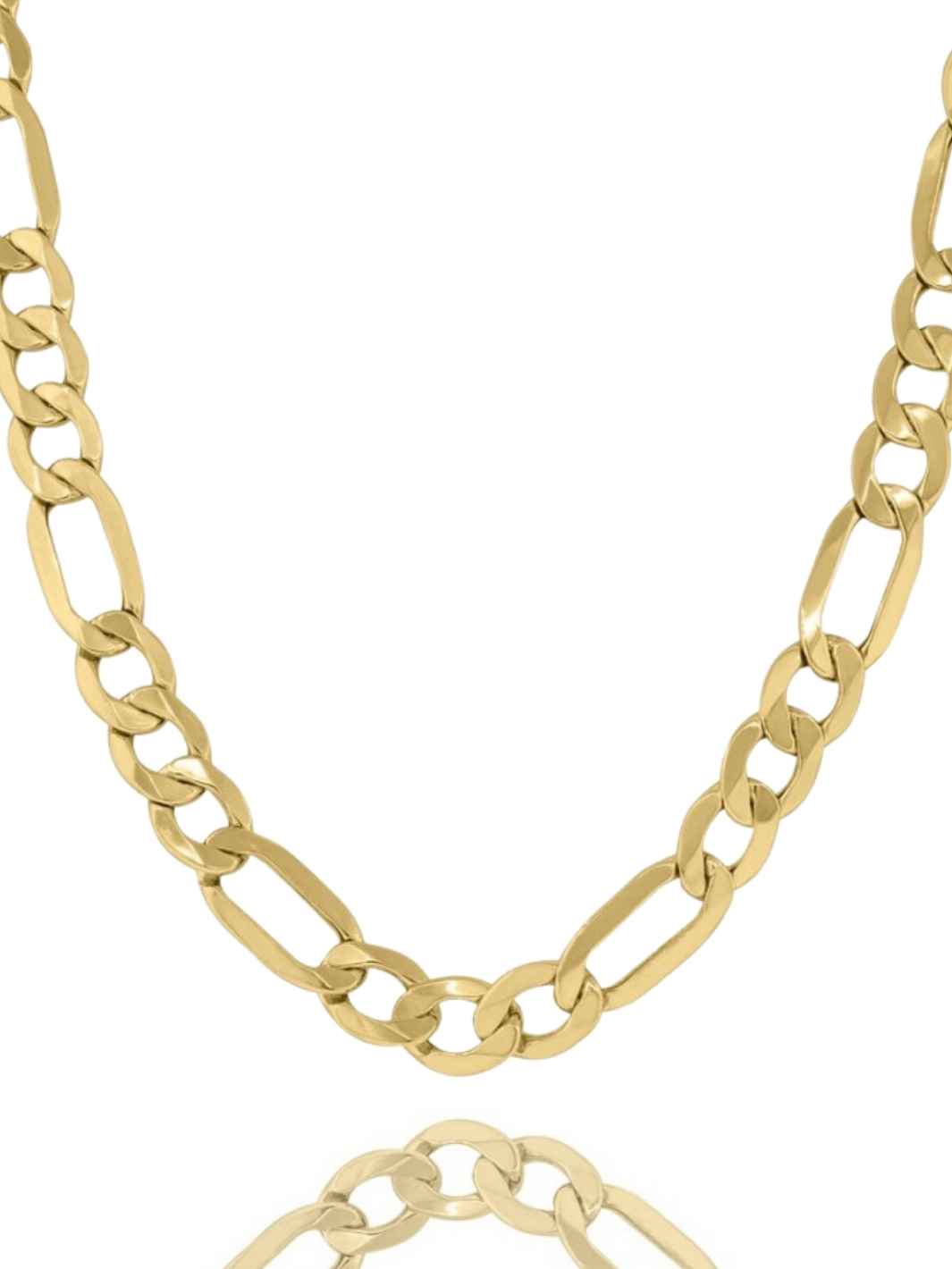 10K Gold Figaro Chain Necklace