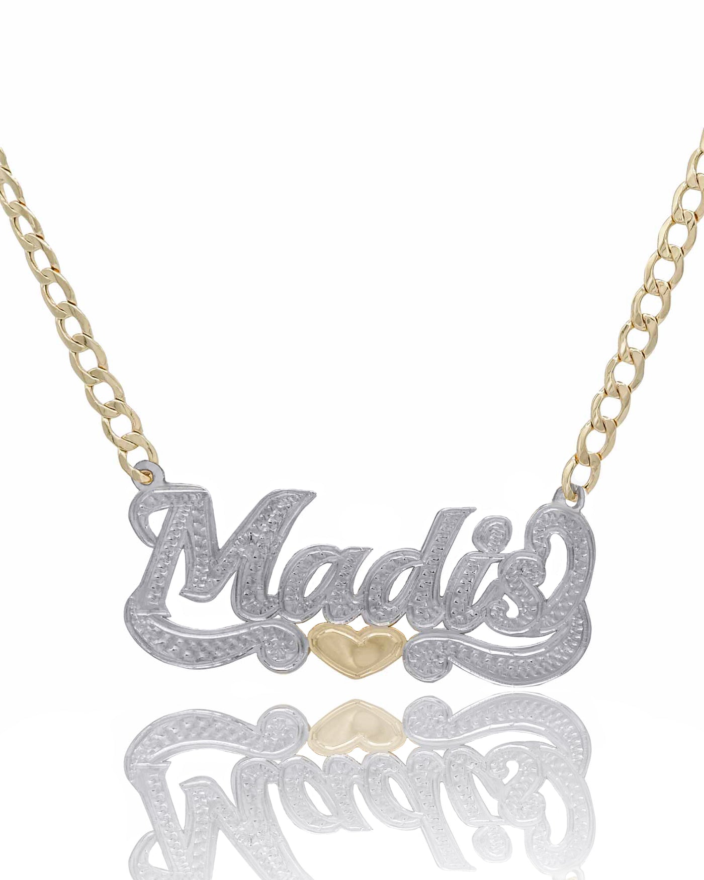 Single-Plate Name Necklace Classic