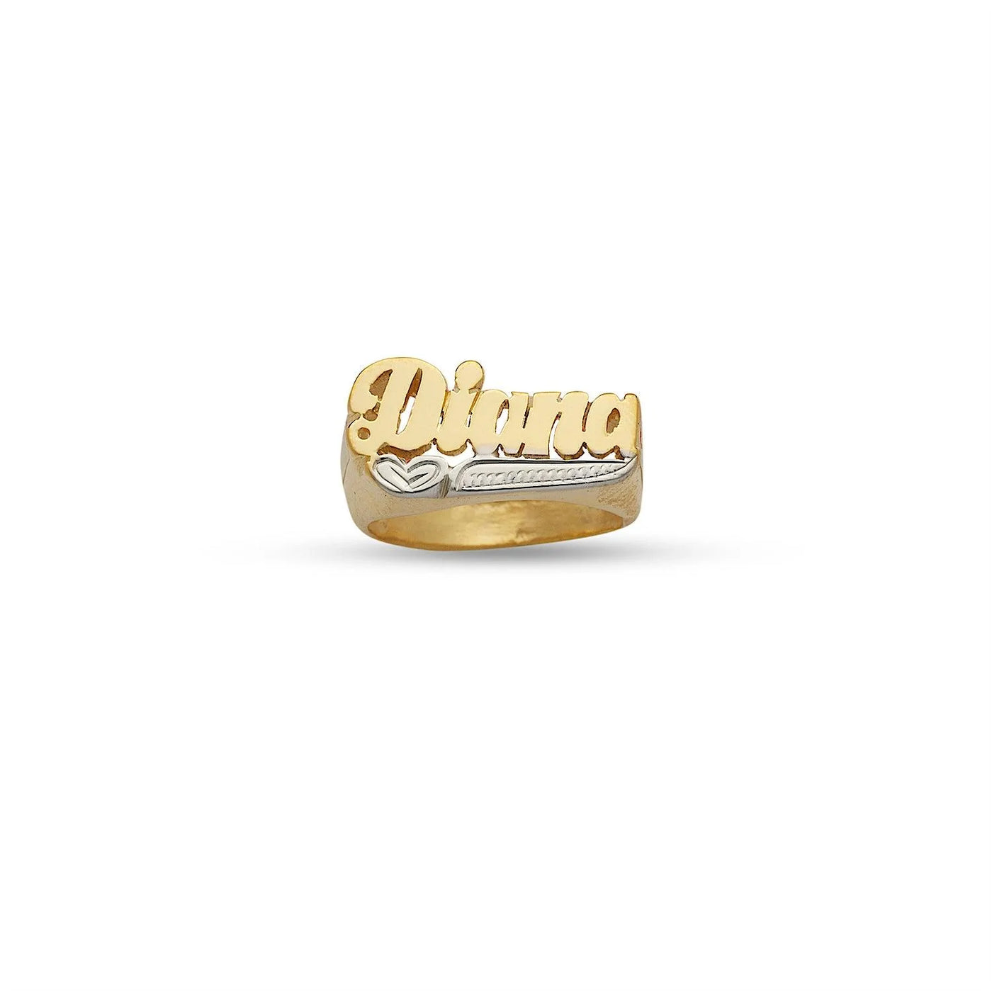 Baby's Script Gold Name Ring